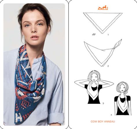 hermes carre how to tie|folding hermes scarf.